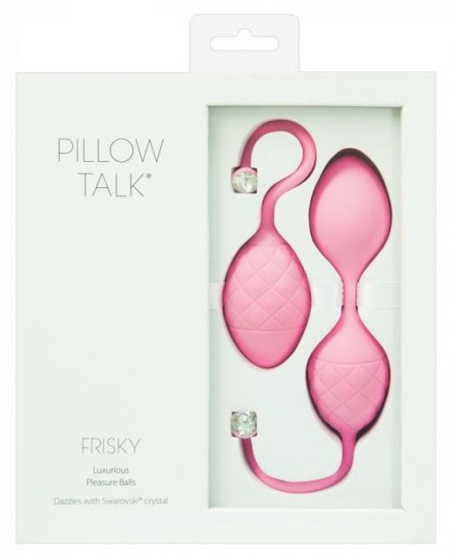 Cushion Talk Frisky - 2 Piece Geisha Ball Set (Pink)