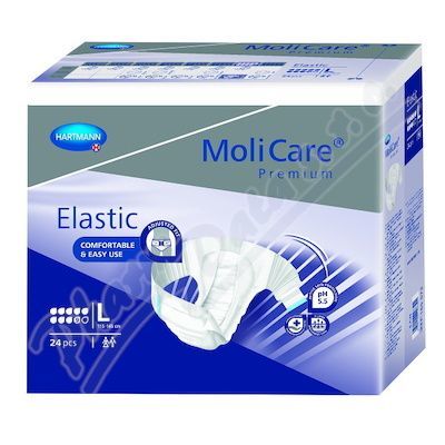 KALHOTKY ABSORPČNÍ MOLICARE PREMIUM ELASTIC LARGE BOKY 110-150CM,3856ML,24KS