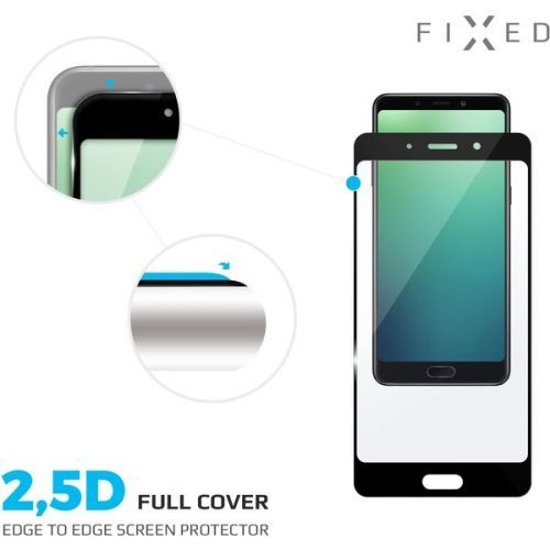 FIXED 2,5D Full Glue-Cover tvrzené sklo 0,33mm Huawei Y7 (2019) černé