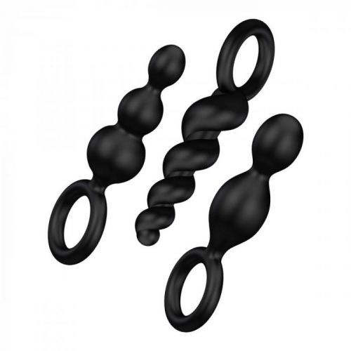 Satisfyer Plugs (Set of 3) - black one