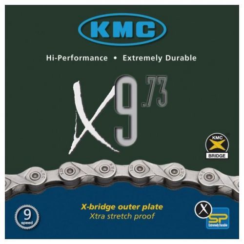 Řetěz KMC X-9.73 - balený, šedý (9s)