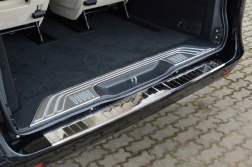 Ochranná lišta hrany kufru Mercedes V-Class 2014- (W447, chrom)