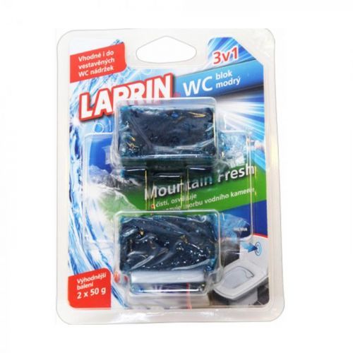 Larrin WC blok Mountain Fresh modrý 2 x 50g