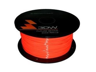 3DW - PLA  filament 1,75mm fluooranž,0,5 kg,tisk190-210°C, D12213