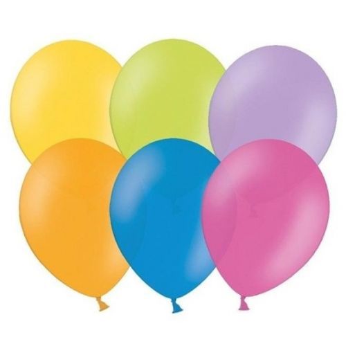 Balónky latexové pastelové mix barev - 27 cm 100 ks