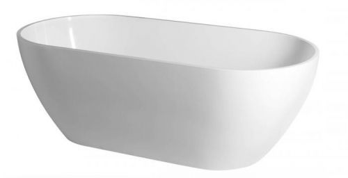 POLYSAN REDUTA volně stojící vana litý mramor 150x75x58cm, bílá 72843
