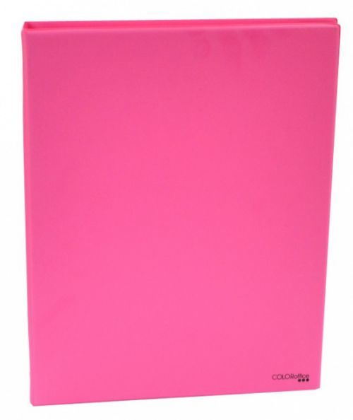 Karton P+P Karis blok A4 PVC - Color Office - růžový - 5-326