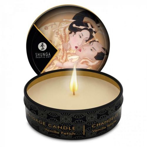 Shunga Massage Candle Vanilla - masážní svíčka (vanilka)
