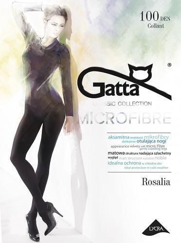 Punčochové kalhoty Gatta Rosalia 100 den 5-XL - 5-XL - tmavě šedá/odstín šedé