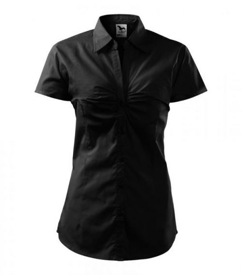 Dámská košile s krátkým rukávem Chic - Černá | XS