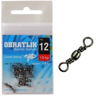 Obratlík Barrel Swivel no.12 / 14kg / 10ks