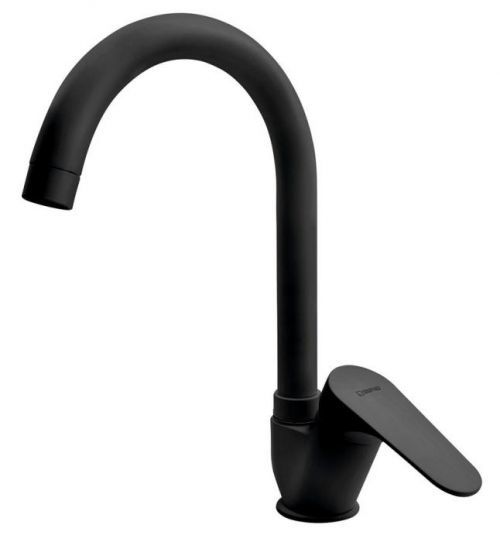 SAPHO CORNELI stojánková dřezová baterie, výška 300mm, černá mat CE60/15