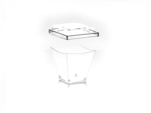 Víčko na pohárek Diamante 120ml (sada 10 ks)