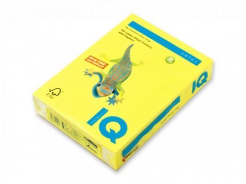 Barevné papíry IQ Color IG50 A4 80g intenzívně žlutá 500 lst.