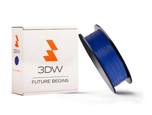 3DW - PLA  filament 1,75mm tm.modrá, 1kg,  tisk 190-210°C, D12118