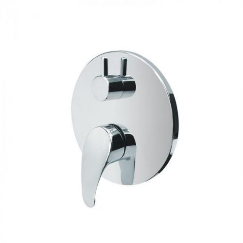 MEREO Sprchová baterie podomítková s přepínačem, Mbox, kulatý kryt, Sonáta, chrom CB60106A