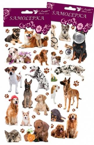 Anděl Samolepky - pejsci 1249