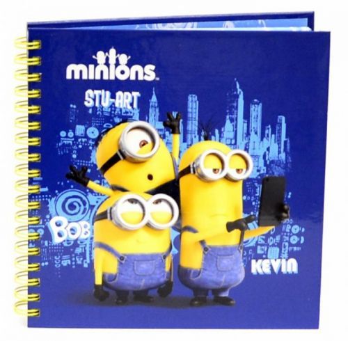 Karton P+P Kroužkový blok čtvercový Mimoni 2016 -7-570