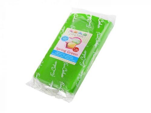 FunCakes Zelený rolovaný fondant Spring Green (barevný fondán) 1 kg