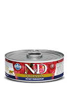 N&D GF CAT QUINOA Weight Management Lamb &Brocolli 80g