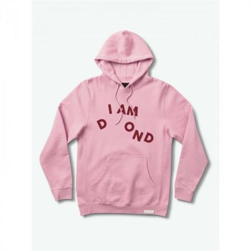 mikina DIAMOND - I Am Sp19 Hoodie Pink (PNK) velikost: L