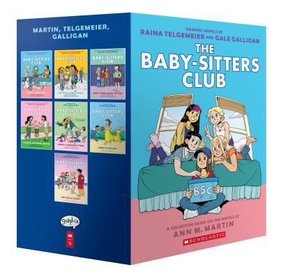 Baby-Sitters Club Graphic Novels #1-7: A Graphix Collection - Full-Color Edition (Martin Ann M.)(Quantity pack)