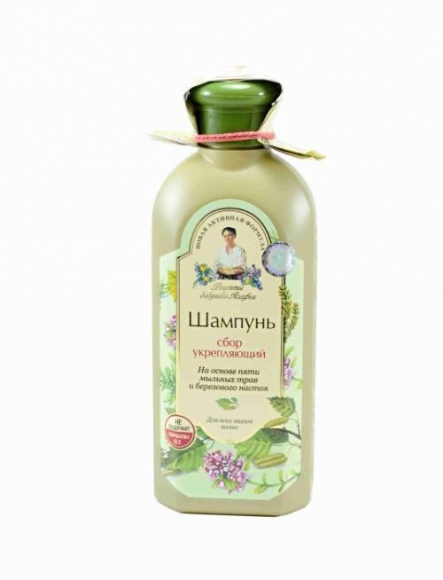 Babička Agafia - Zpevňující šampon na bázi březové esence - 350 ml