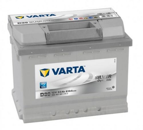 Autobaterie 63Ah Varta Silver Dynamic D39