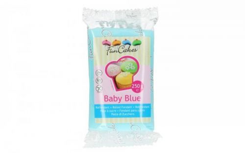 FunCakes Modrý rolovaný fondant Baby Blue (barevný fondán) 250 g