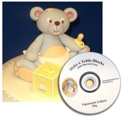 Patchwork Cutters Patchwork vytlačovač Teddy + DVD