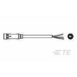 Upravený zástrčkový konektor pro senzory - aktory TE Connectivity 1-2273007-1, 1 ks