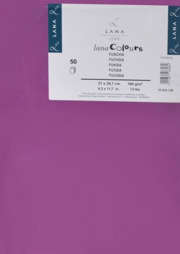 Hahneműhle Lana Colours Paper - Hahnemühle A4 - fuchsiový 160g/m2