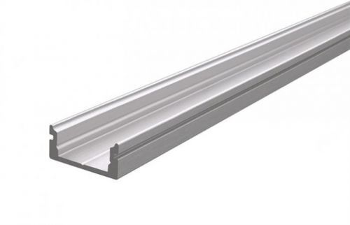 Reprofil U-profil plochý AU-01-10 stříbrná kartáčované 2000 mm 970027