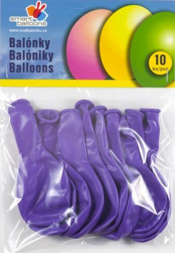 Smart Ballons Balónky G90 - levandulové, 10 ks PG90-1018