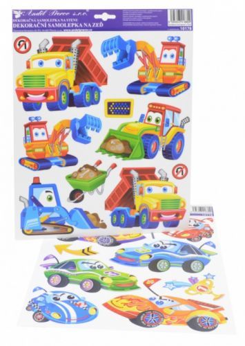 Anděl Samolepky na zeď - Auta - 10178