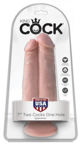 King Cock Two Cocks Flesh