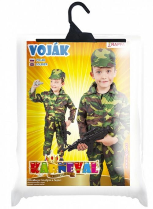 Ostatní Karnevalový kostým - Army - voják - dětský - vel. M - 596641