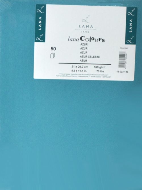 Hahneműhle Lana Colours Paper - Hahnemühle A4 - azurový 160g/m2