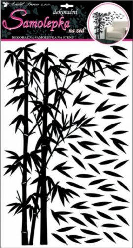 Anděl Dekorační samolepka na zeď - Bambus černý - 10150