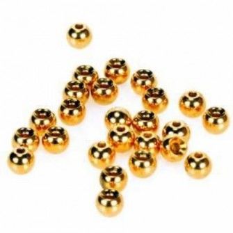 Hlavičky zlaté - Beads Gold 3,8mm/100ks