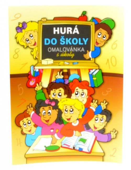 Baloušek Omalovánky A4 - Hurá do školy BO744