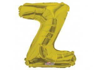 Smart Ballons Nafukovací balónek - písmeno - Z - zlatý, 35 cm - K35094-14S