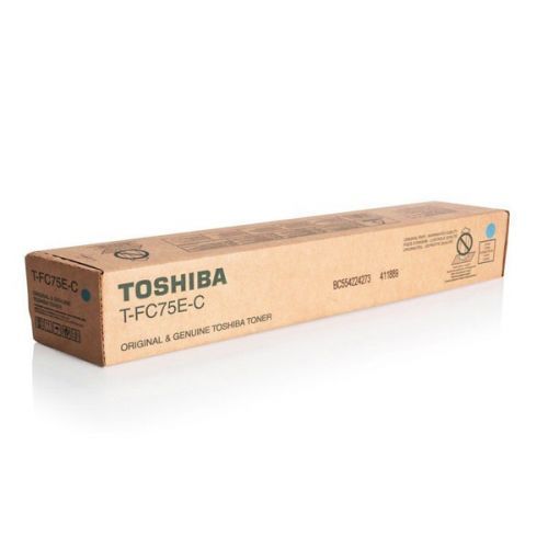 Toshiba originální toner T-FC75E-C, cyan, 35400str., 6AK00000251, Toshiba e-studio 5560c, 5520c, 5540c