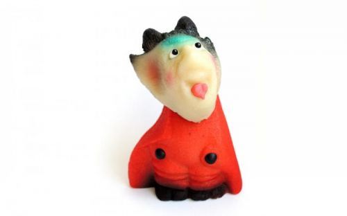 Frischmann Čertík v červeném kabátu - marcipánová figurka