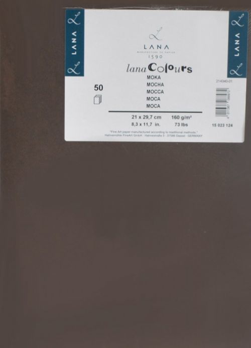 Hahneműhle Lana Colours Paper - Hahnemühle A4 - moka 160g/m2