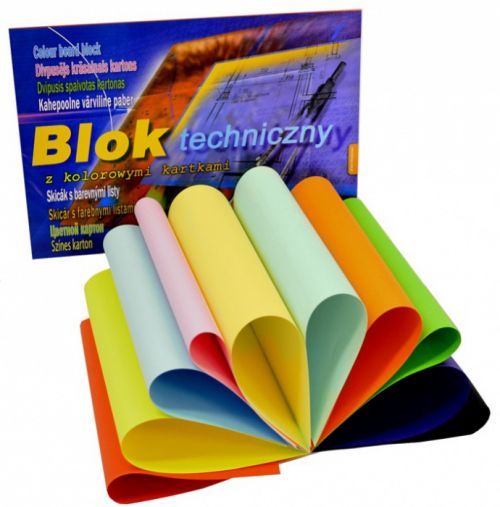 Zet servis Skicák A4 - 10 barevných listů