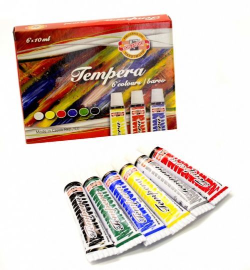 Koh-i-noor Temperové barvy KOH-I-NOOR - 10ml - 6 ks 1625S0602