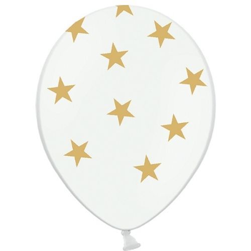 Balonek s potiskem Hvězdy bílý