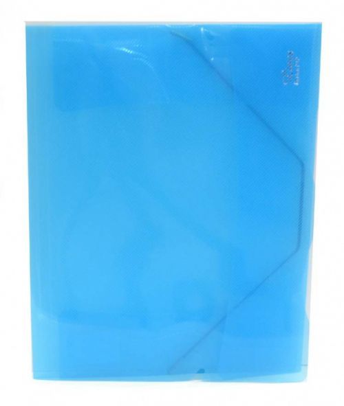 Karton P+P Sloha s gumou A4 - průhledná - modrá - 2-507