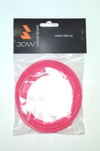 3DW - ABS filament 1,75mm růžová,10m, tisk 200-230°C, D11615